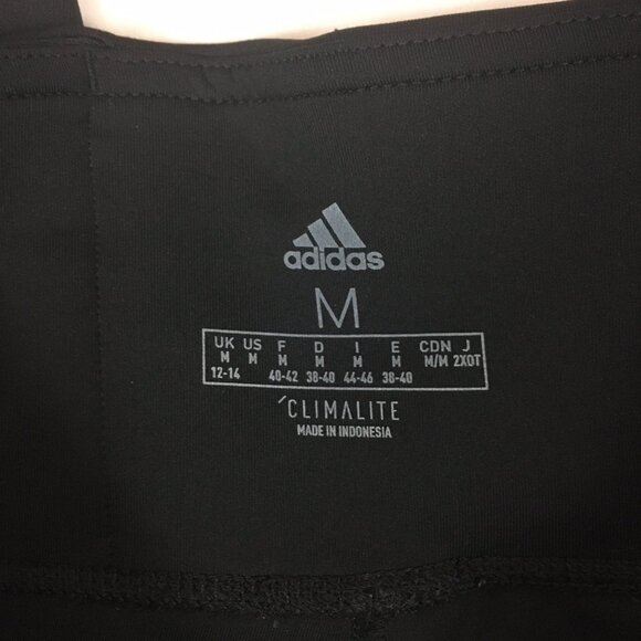 Adidas Climalite Capri Leggings Black Athletic Medium - Picture 6 of 9